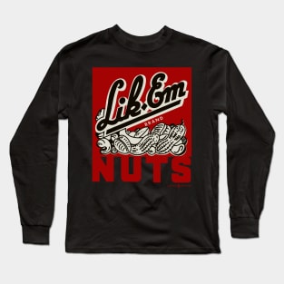 Vintage Lik-Em Nuts Long Sleeve T-Shirt